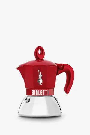 Ultimissimo Modello Bialetti Moka Exclusive 2 Tazze Induzione Rosso