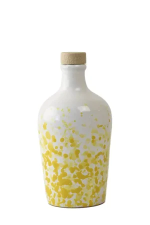 Direttamente Dal Produttore Frantoio Paparella Galassia Olio Extra Vergine di Oliva 250 ml con Piattino Giallo