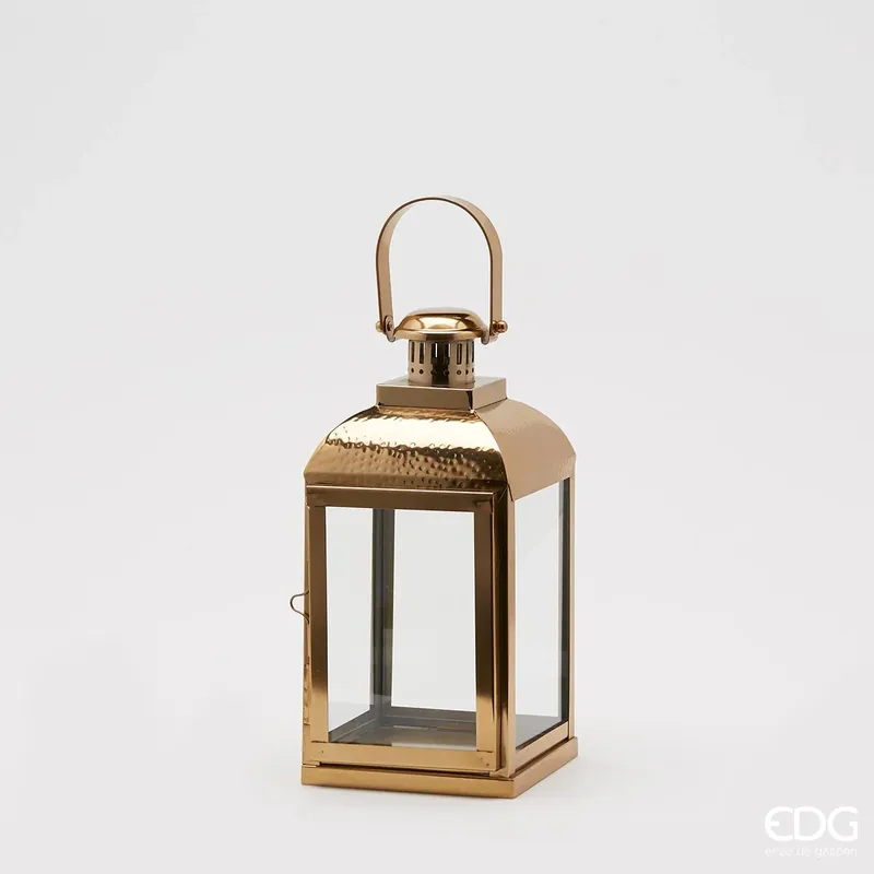 Affare EDG Enzo De Gasperi Lanterna Martellata Inox H40 Oro