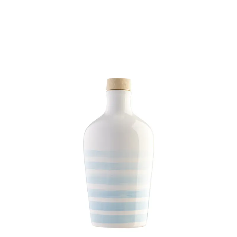 Di Tendenza Frantoio Paparella Orizzonte Olio Extra Vergine di Oliva 100 ml con Piattino Celeste