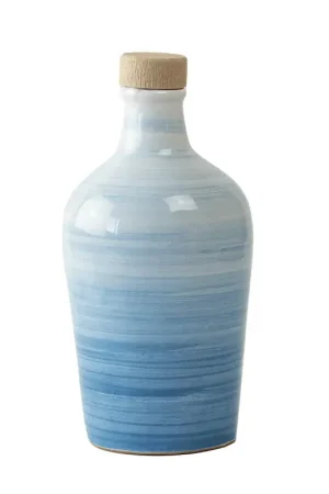 Novità Frantoio Paparella Tramonto Olio Extra Vergine di Oliva 500 ml con Piattino Azzurro Polvere