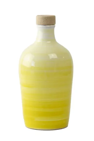 Frantoio Paparella Tramonto Olio Extra Vergine di Oliva 500 ml con Piattino Giallo Occasione Imperdibile