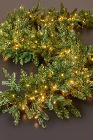 Ultima Occasione EDG Enzo De Gasperi Festone Natalizio Pino Lux Doppio 270 Led 2.70 Mt