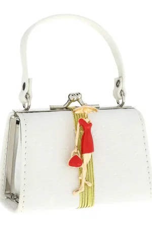 Hervit Borsetta Kelly Mademoiselle Bianca 10 cm Quantità Limitata