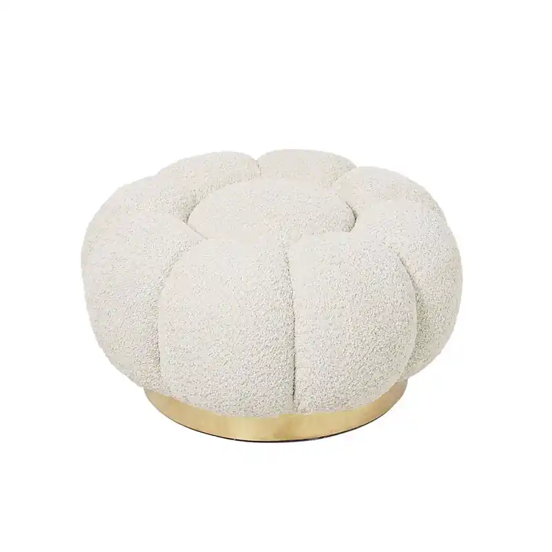 Andrea Bizzotto Pouf Florel Naturale H35 D65 cm Acquista Ora