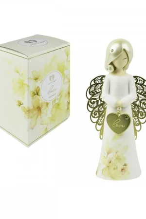 A Buon Prezzo Enesco Statuina Angelo Floral Love H12,5 cm