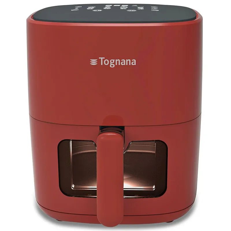 Tognana Friggitrice Ad Aria 5.5 Lt Iridea Rosso Reso Gratuito