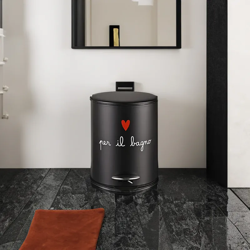 Offerta Speciale Simple Day Pattumiera Per Il Bagno 5L Nero
