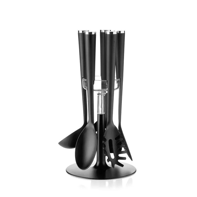 Bestseller Guzzini Set 5 Utensili Antiaderenti con Base