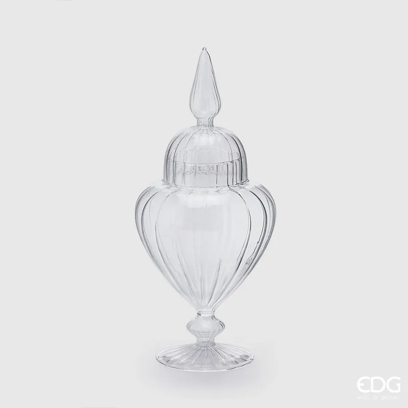 Prezzo Basso EDG Enzo De Gasperi Coppa per Confettata BonBon Trasparente H30 cm