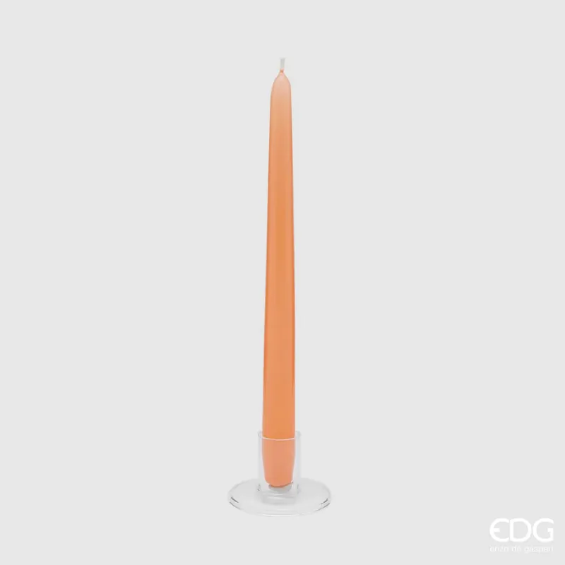Offerta Del Giorno EDG Enzo De Gasperi Set 10 Candele Stelo Cono H28 cm Salmone