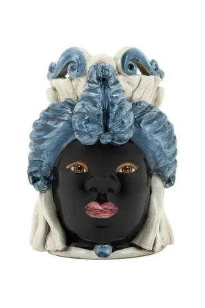 Professionale Verus Ceramiche Abhika Testa di Moro Lady small Blue 19 cm