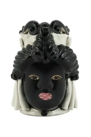 Offerta Limitata Verus Ceramiche Abhika Testa di Moro Lady small Black 19 cm