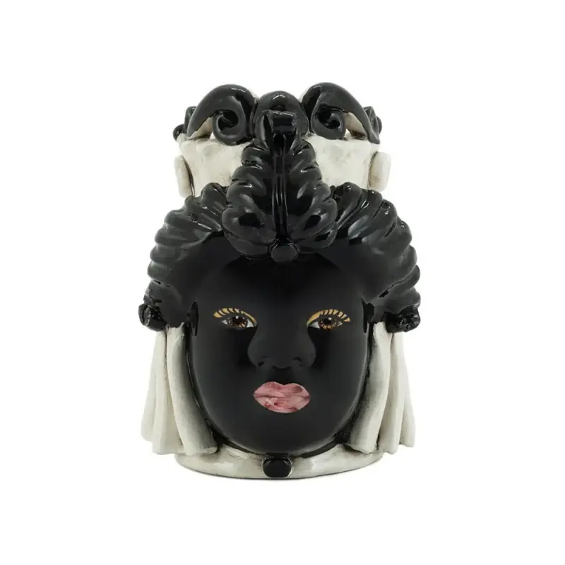 Offerta Limitata Verus Ceramiche Abhika Testa di Moro Lady small Black 19 cm