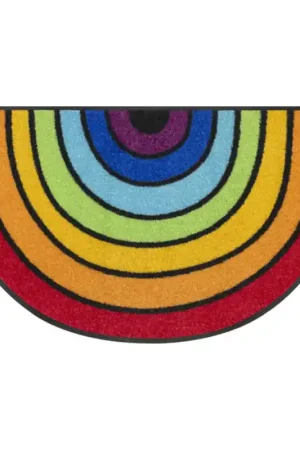 Subito Disponibile Wash + Dry Tappeto Round Rainbow 50x85 cm