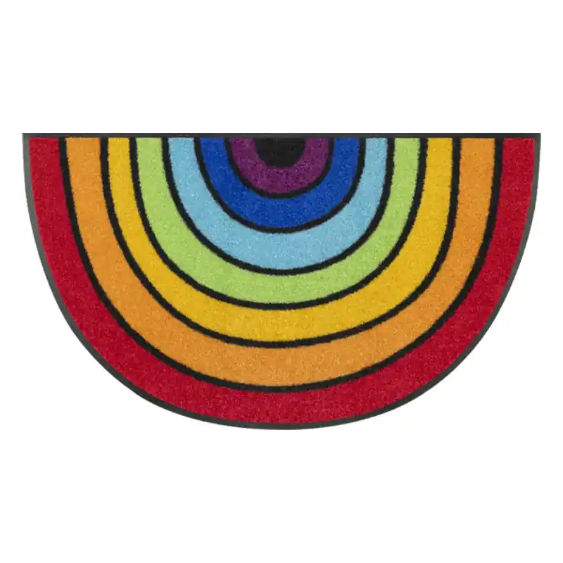 Subito Disponibile Wash + Dry Tappeto Round Rainbow 50x85 cm