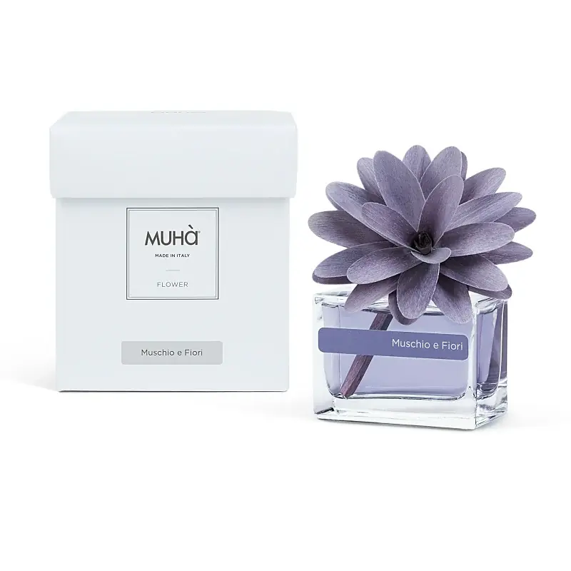 Muhà Profumatore D‘Ambiente Flower Diffuser Muschio e Fiori 30ml Esclusivo