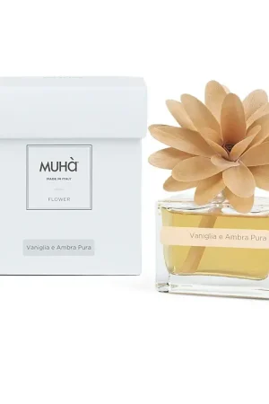 Esclusivo Muhà Profumatore D‘Ambiente Flower Diffuser Vaniglia e Ambra Pura 30ml