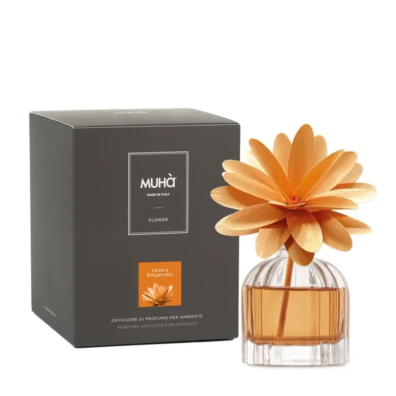 Muhà Profumatore D‘Ambiente Flower Diffuser Cedro e Bergamotto 60ml Solo Oggi