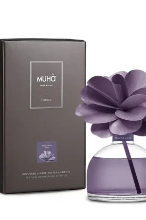 Ultimissimo Modello Muhà Profumatore D‘Ambiente Flower Diffuser Muschio e Fiori 200ml