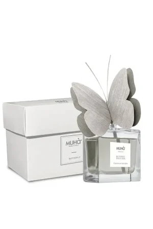 Esclusivo Muhà Profumatore D‘Ambiente Butterfly Diffuser Cotone e Vaniglia 50ml