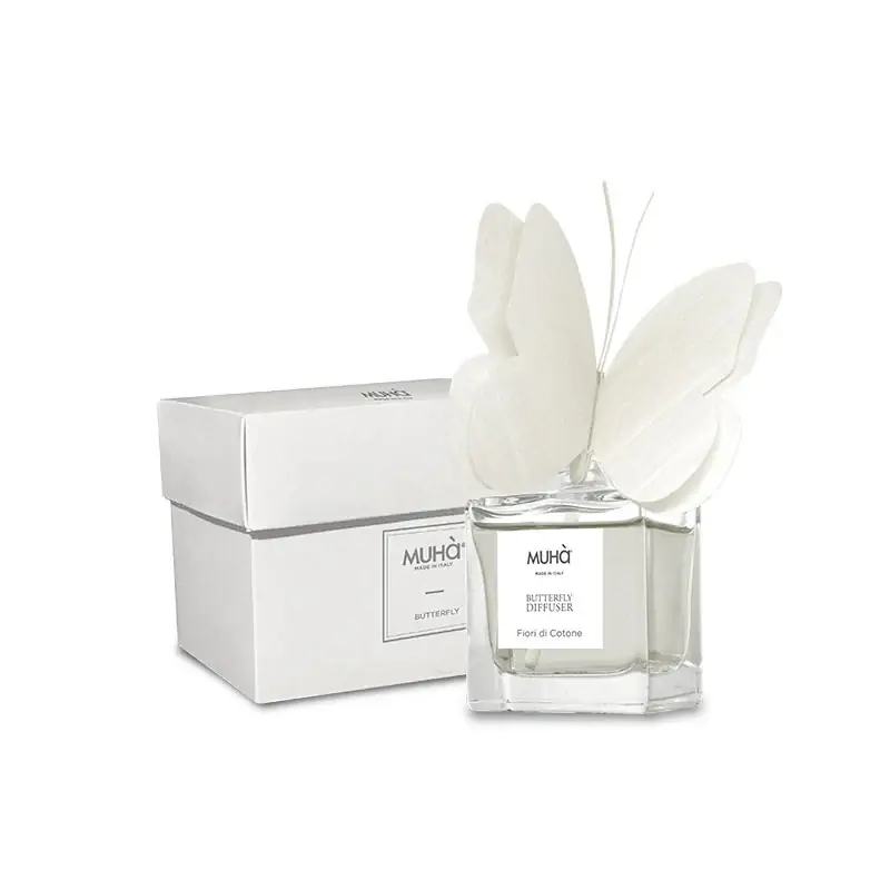 Offerta Limitata Muhà Profumatore D‘Ambiente Butterfly Diffuser Fiori di Cotone 50ml