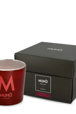 Muhà Candela in Vetro 270g Melograno Solo Oggi