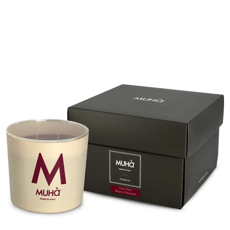 Non Perdere Muhà Candela in Vetro 270g Uva e Fico
