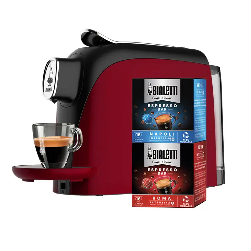 Offerta Bialetti Offerta Macchina Caffè Mignon Rossa con 32 Capsule in regalo