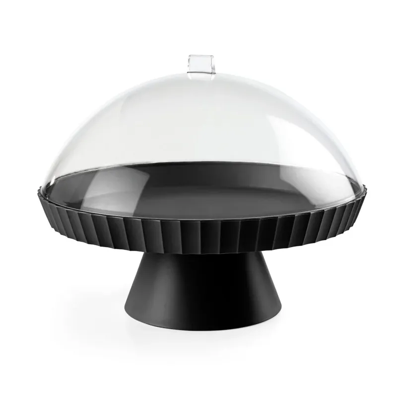 Di Tendenza Blim Plus Alzata Agorà 30 cm con Cupola Nero Opaco
