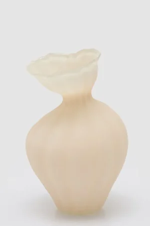 A Buon Prezzo EDG Enzo De Gasperi Vaso Flow Sinuoso H30,5 cm Avorio