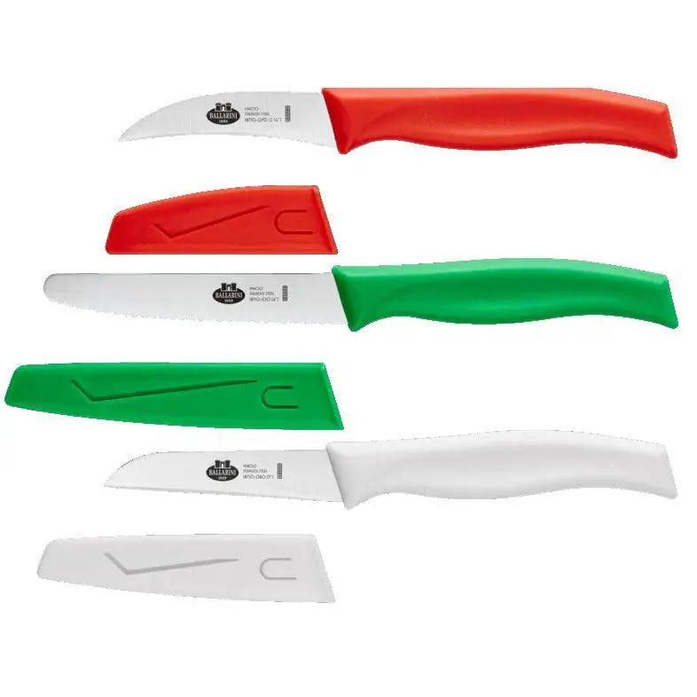 Economico Ballarini Set 3 Coltelli Mincio con Coprilama