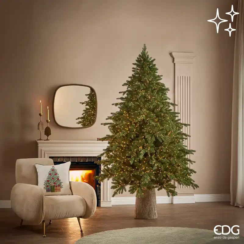 Professionale EDG Enzo de Gasperi Albero di Natale Total PE Pino Imperial New H180 cm 2500 Mini Led