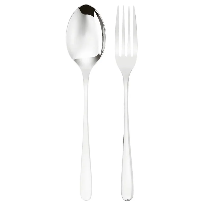 Sambonet Set 2 Posate Servire Taste in Acciaio Inox Popolare