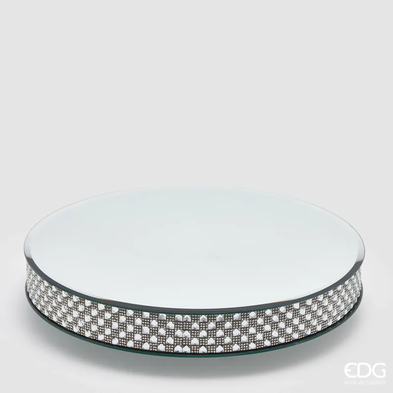 EDG Enzo De Gasperi Alzata Specchio con Gemme H7,5 D35 Promo Stagionale