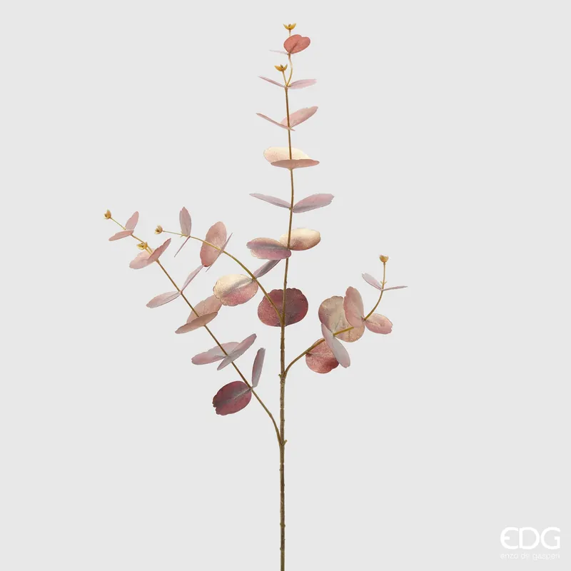 Ultimissimo Modello EDG Enzo de Gasperi Ramo Artificiale Eucalipto Rosso H89 cm