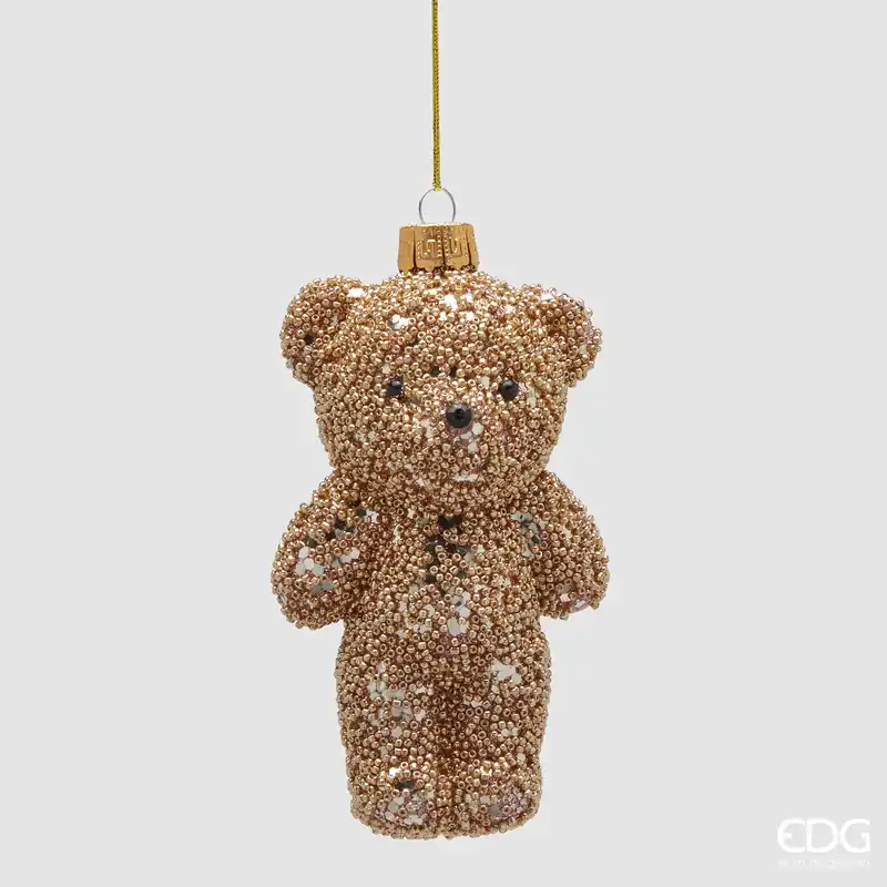 Ultime Pezzi EDG Enzo de Gasperi Decorazione Orsacchiotto Pendente Oro H 14 cm