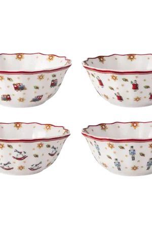 Quantità Limitata Villeroy & Boch Toy‘s Delight Set 4 Ciotole Anniversary 280ml in Porcellana