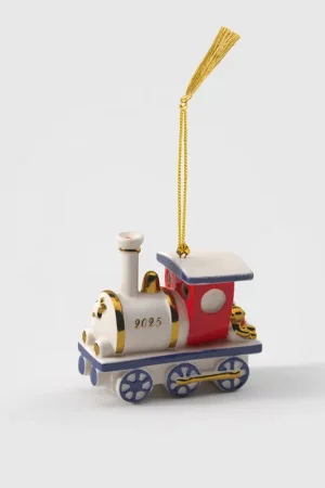 Spedizione Espresso Villeroy & Boch Christmas Classics Locomotiva Pendente in Porcellana