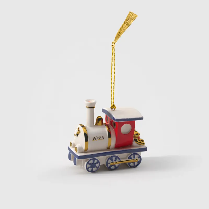 Spedizione Espresso Villeroy & Boch Christmas Classics Locomotiva Pendente in Porcellana