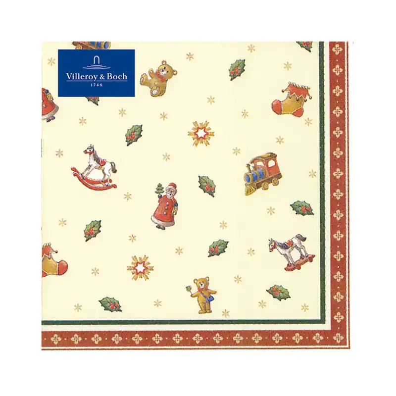 Villeroy & Boch Winter Specials Tovaglioli Toys 33x33 cm 20 Pezzi Offerta Speciale