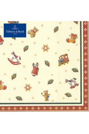 Occasione Imperdibile Villeroy & Boch Winter Specials Tovaglioli Toys 25x25 cm 20 Pezzi