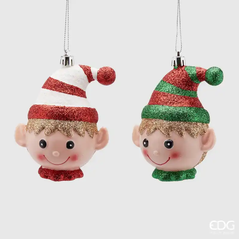 EDG Enzo De Gasperi Set 2 Decorazioni Elfo H11,5 cm Offerta