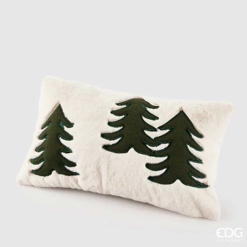 EDG Enzo De Gasperi Cuscino Natalizio Pini 50x30 cm Super Prezzo