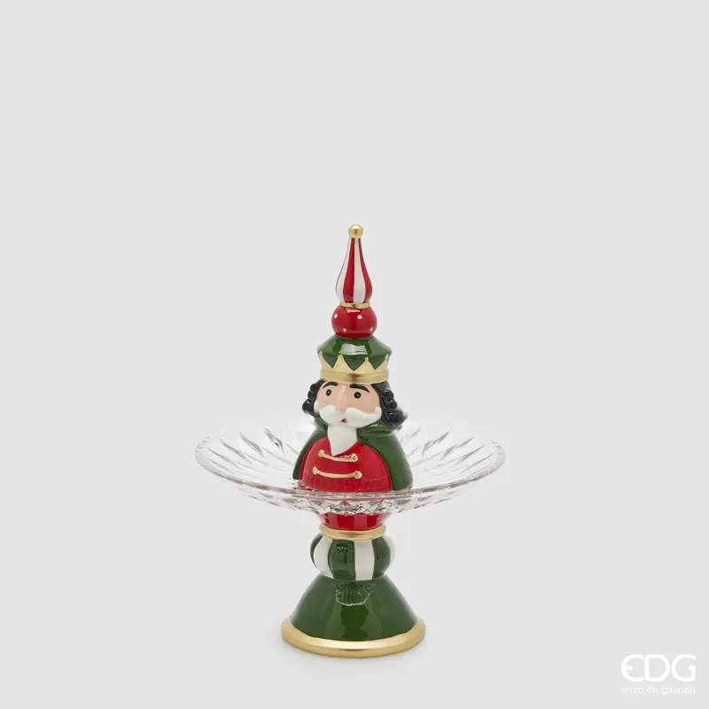 Solo Oggi EDG Enzo De Gasperi Alzata Natalizia Soldatino D22 H30.5 cm
