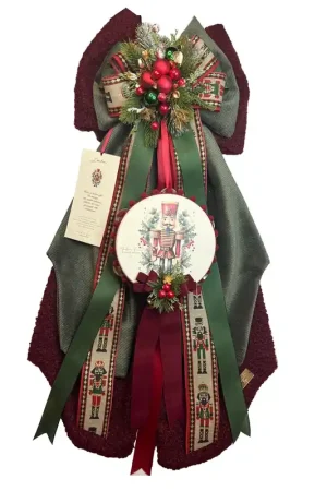 Bestseller Madame Fioccò Fiocco Fuoriporta Natalizio London H80 cm