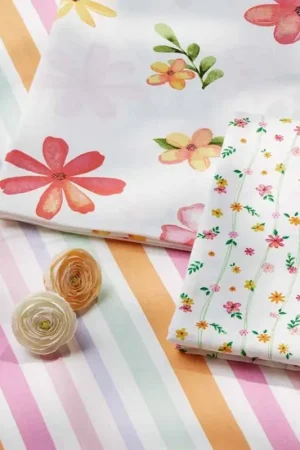 Brandani Tovaglia Polline RIGHE 140x240 cm in Cotone A Buon Prezzo