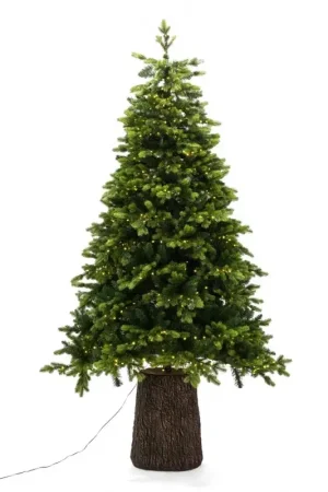 Offerta Albero di Natale con Tronco e 1000 Microled H210 D125 cm Subito Disponibile