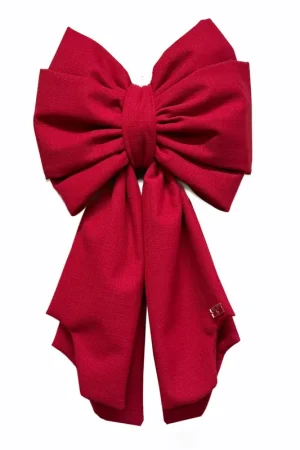 Consegna Rapida Madame Fioccò Fiocco Natalizio Romanticone H100 cm Rosso