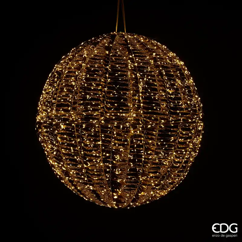 EDG Enzo De Gasperi Sfera Luminosa Stripes 960 Microled D50 cm Esclusivo